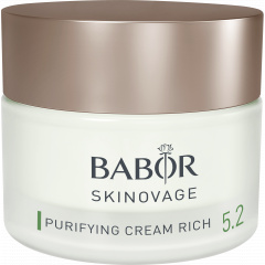 Vyjasňující a sjednocující péče pro mastnou, problematickou pokožku. Purifying Cream Rich