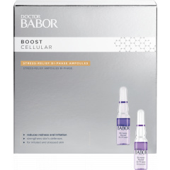 Zklidnění. Relaxace. Dodání vlhkosti. Stress-Relief Bi-Phase Ampoule